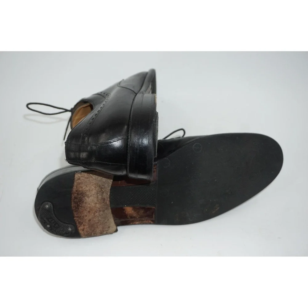 Mezlan Shoes‎ Men's Size 12 Black Quinto Cap Toe Oxford Dress Leather Formal